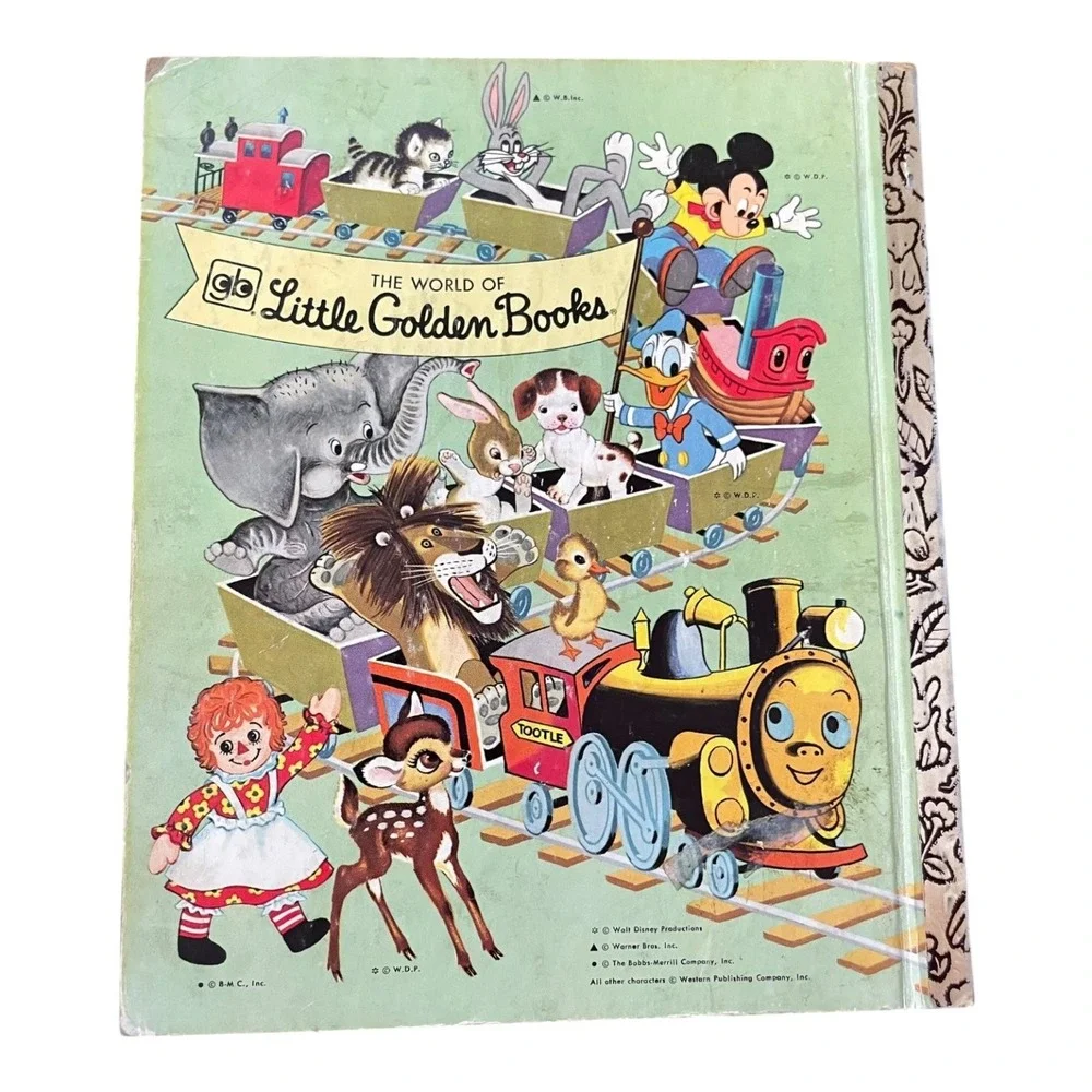 Vintage 1972 Little Golden Book Santa's Surprise Book Joan Potter Elwart
